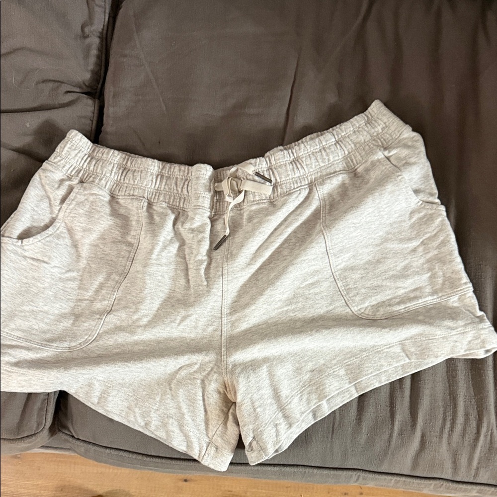 Women's Athletic Light Gray Shorts